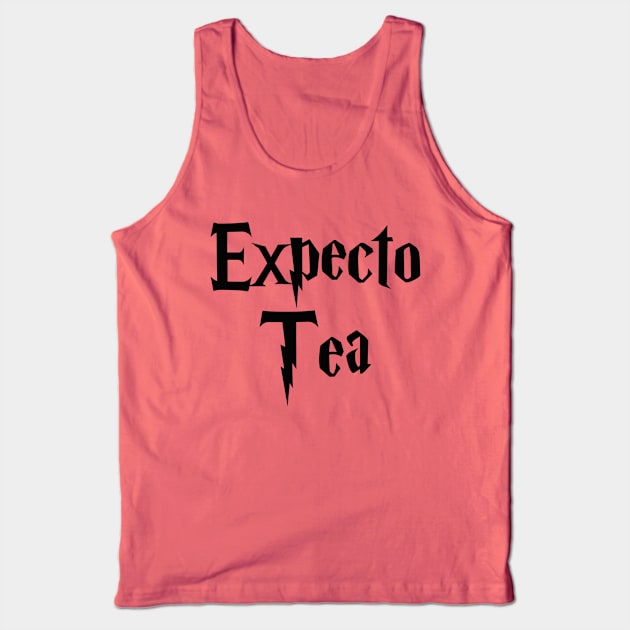 Expecto Tea - I await Tea Tank Top by FangirlFuel